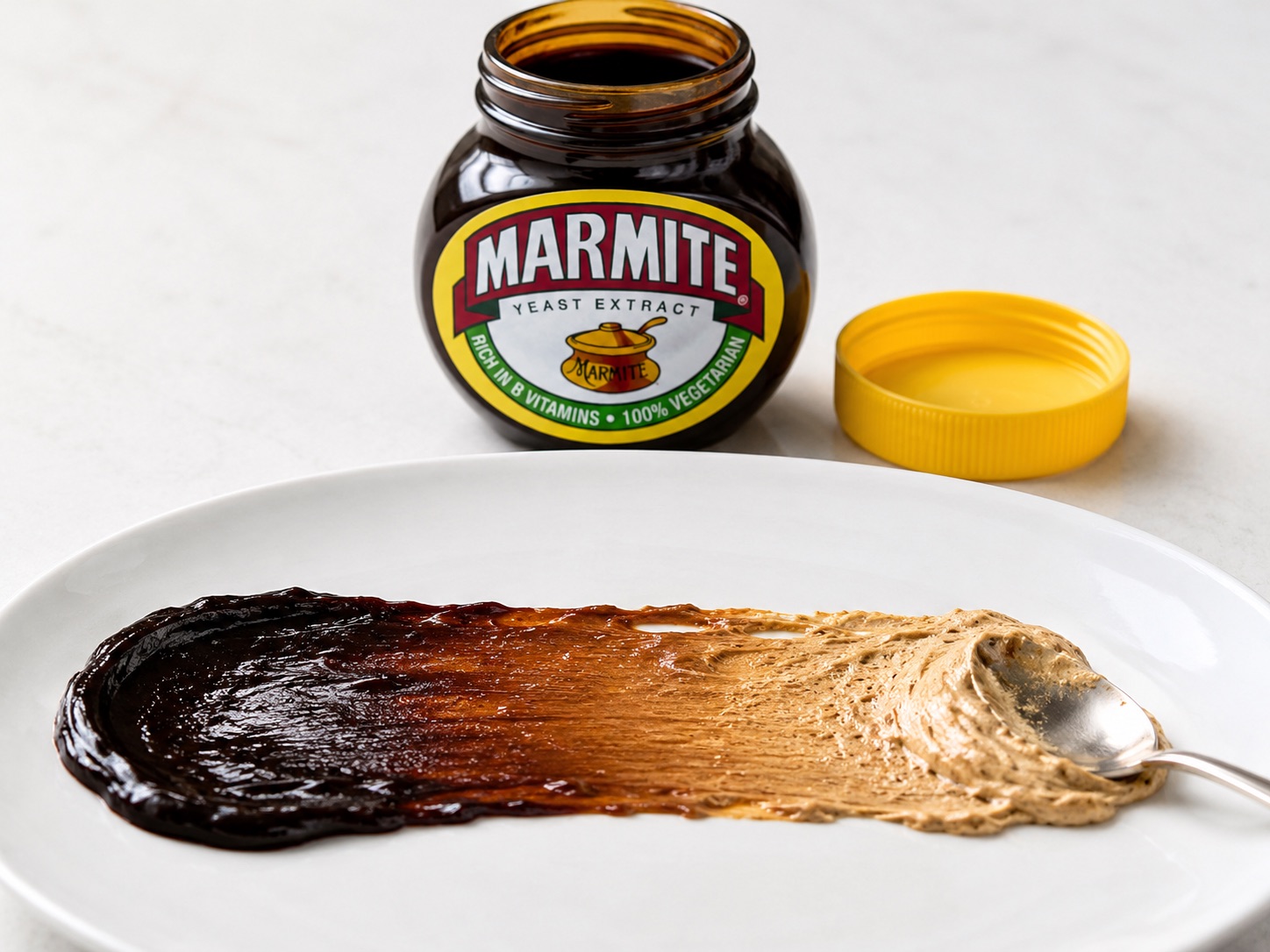 Does Marmite turn white if you stir it? Almost, and the reason is pure physics