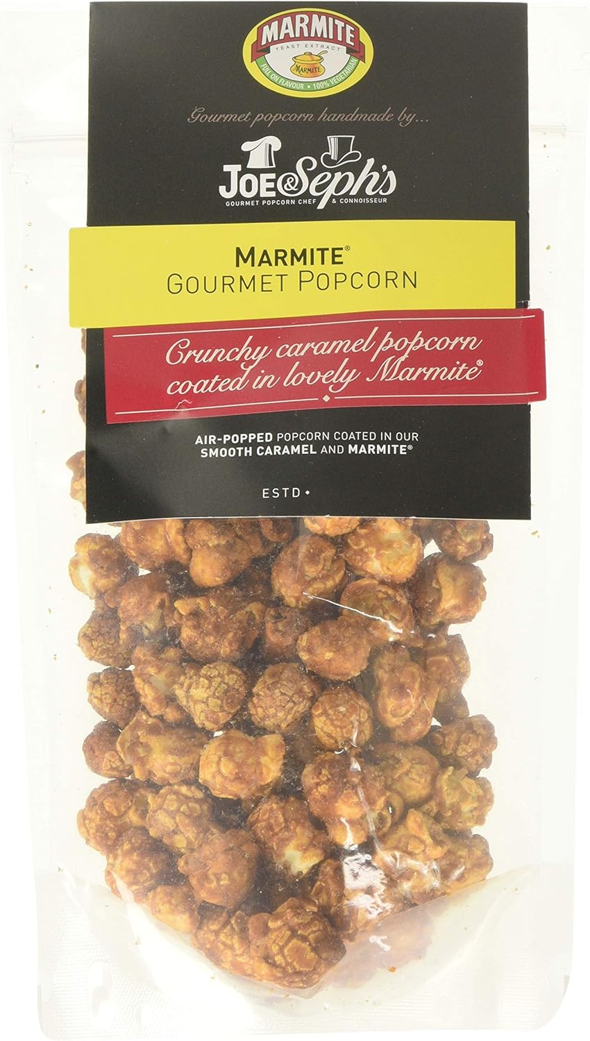 Joe & Seph's Marmite Popcorn 75g