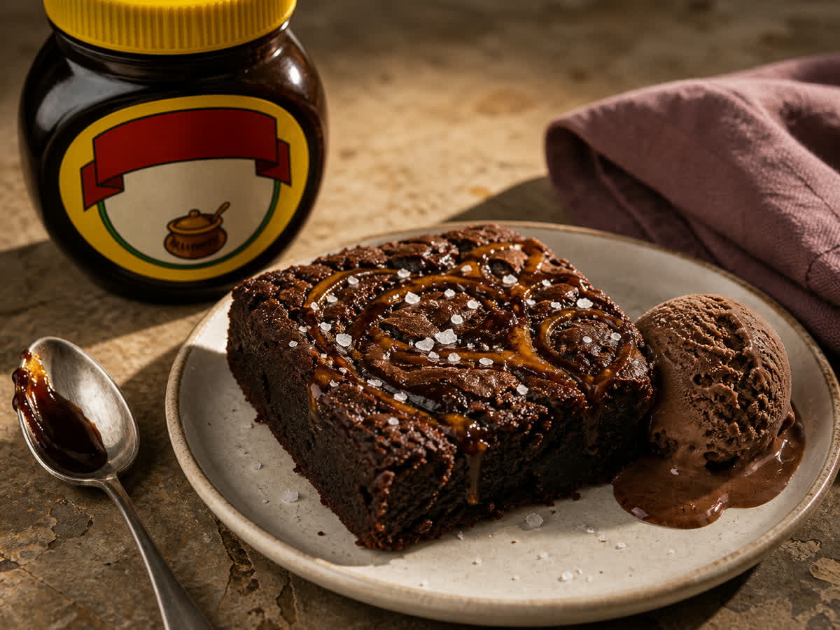 Marmite in puddings, which is less unhinged than it sounds