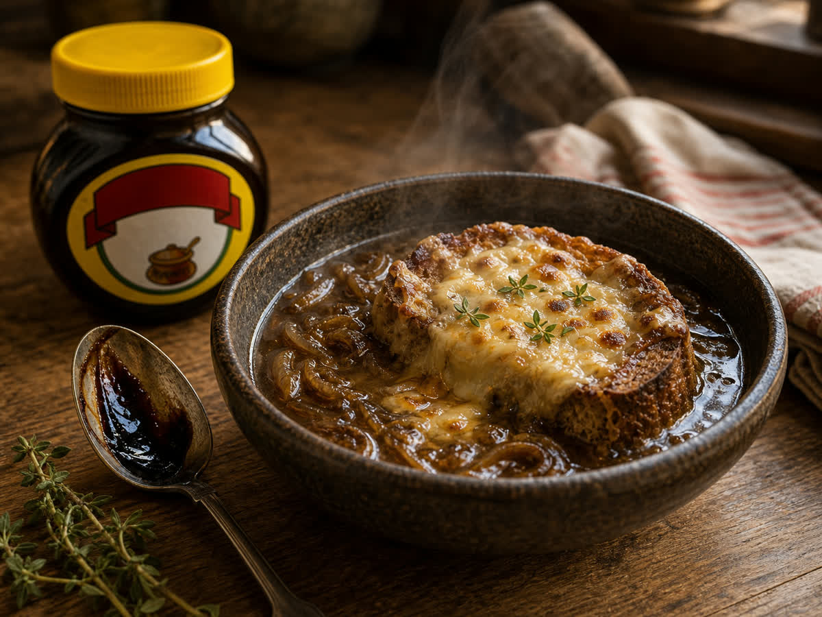 A teaspoon of Marmite belongs in your soup