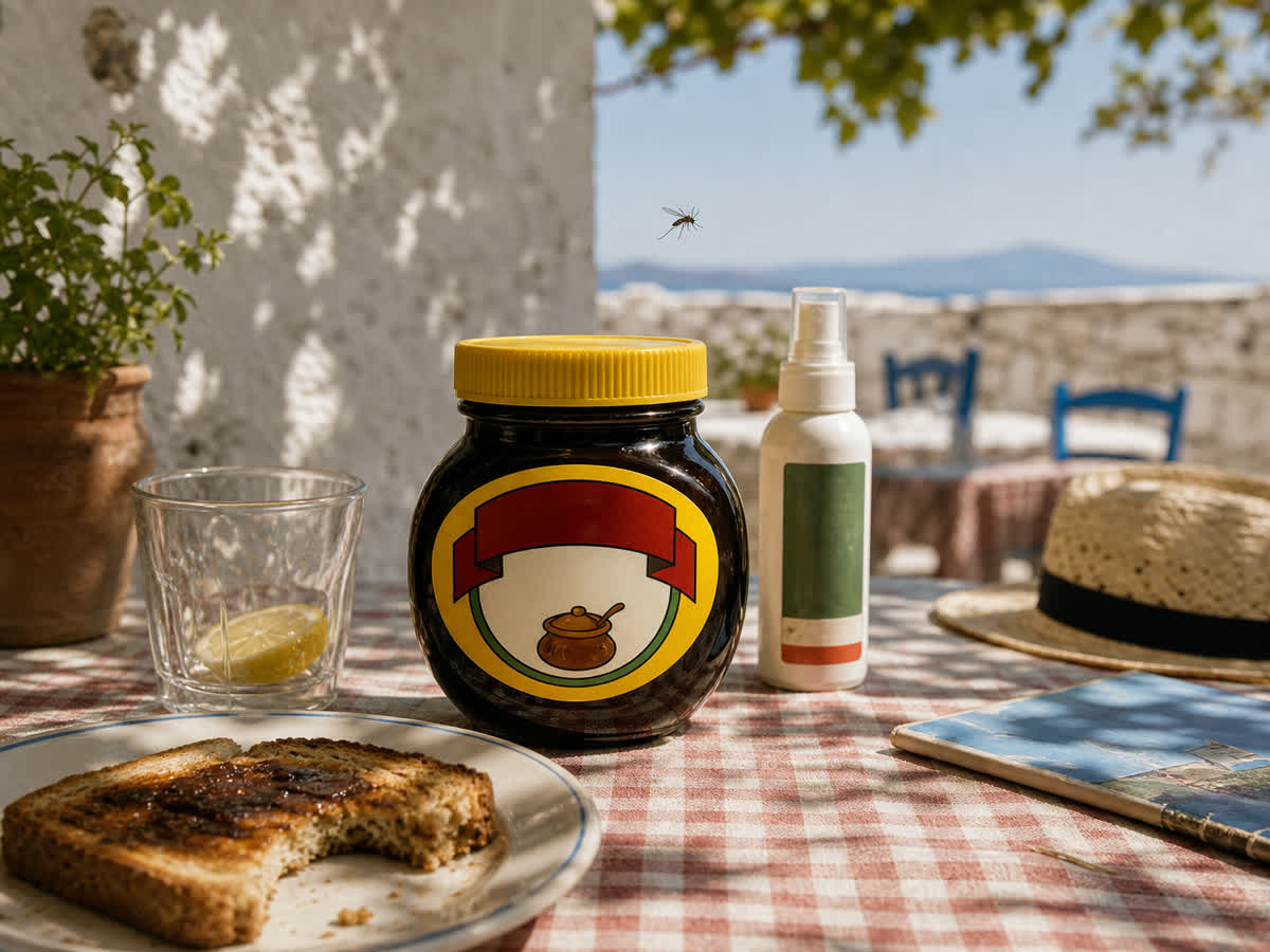 Marmite does not, sadly, repel mosquitoes
