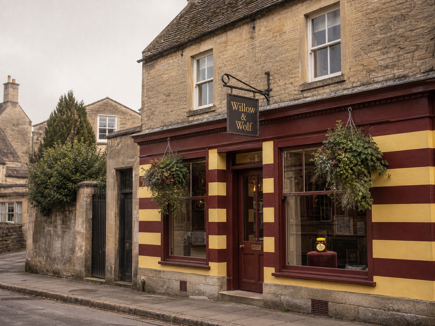 A Marlborough boutique has painted itself in Marmite stripes