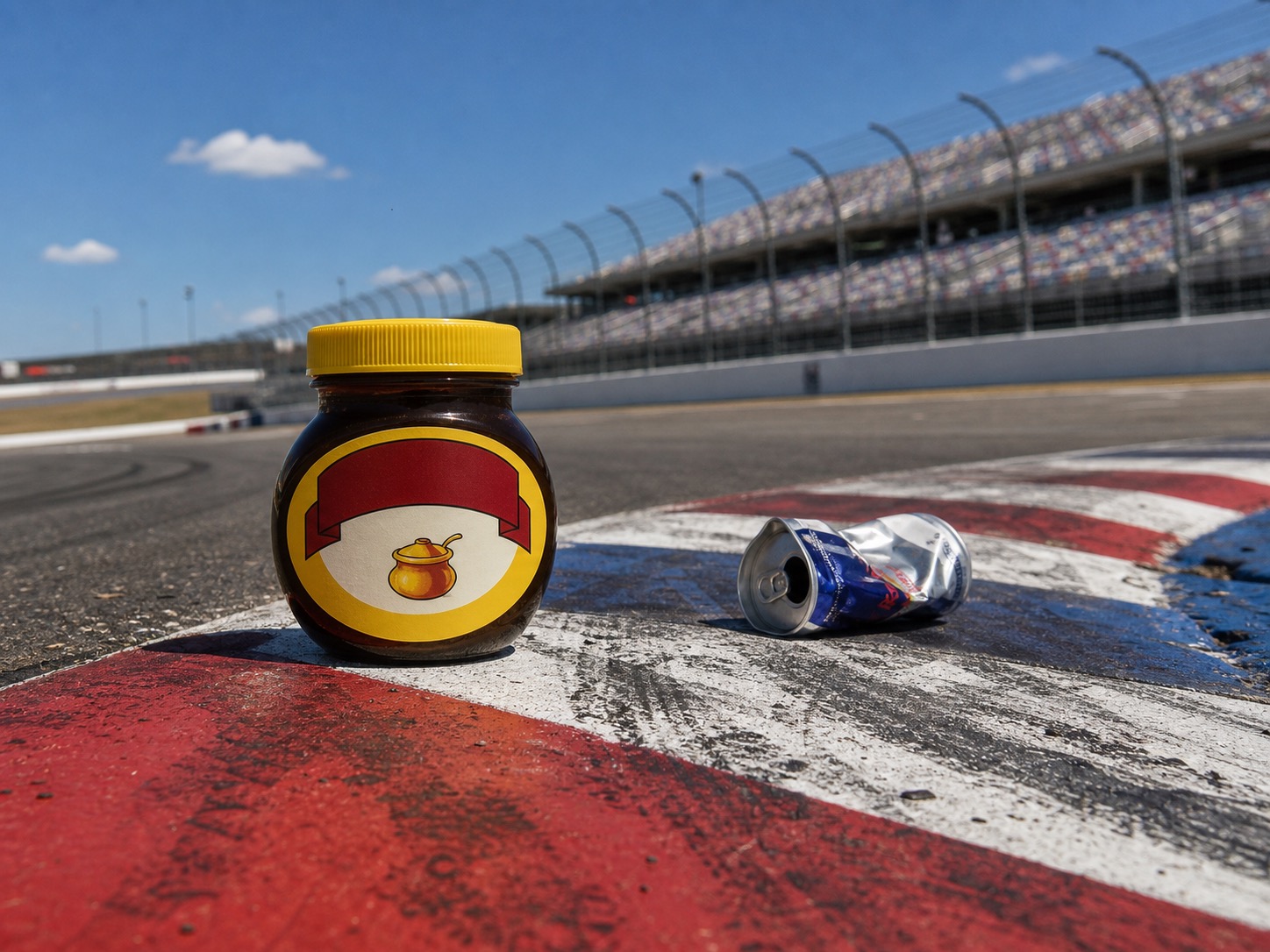 A NASCAR rookie has called Marmite \"vomit in a can\"