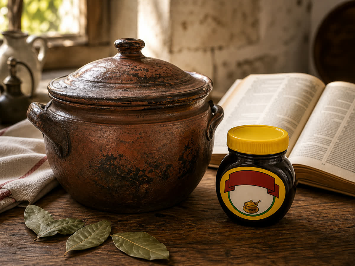 Marmite is a French word, and the jar used to be a pot